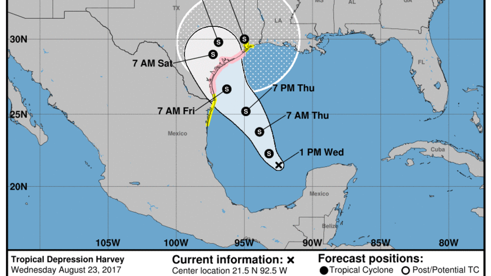 Tropical Storm Watch issued for Texas coast from Port Mansfield to High