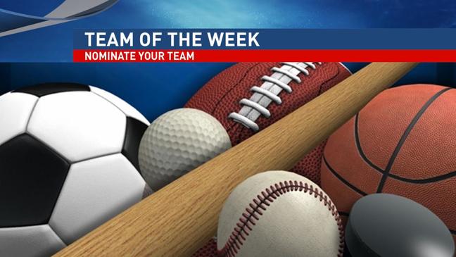 Nominate your team for Team of the Week