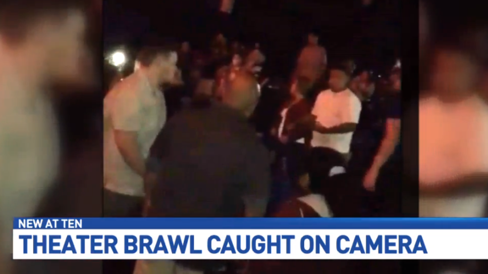CAUGHT ON CAMERA Movie theater brawl on the Far West Side WOAI