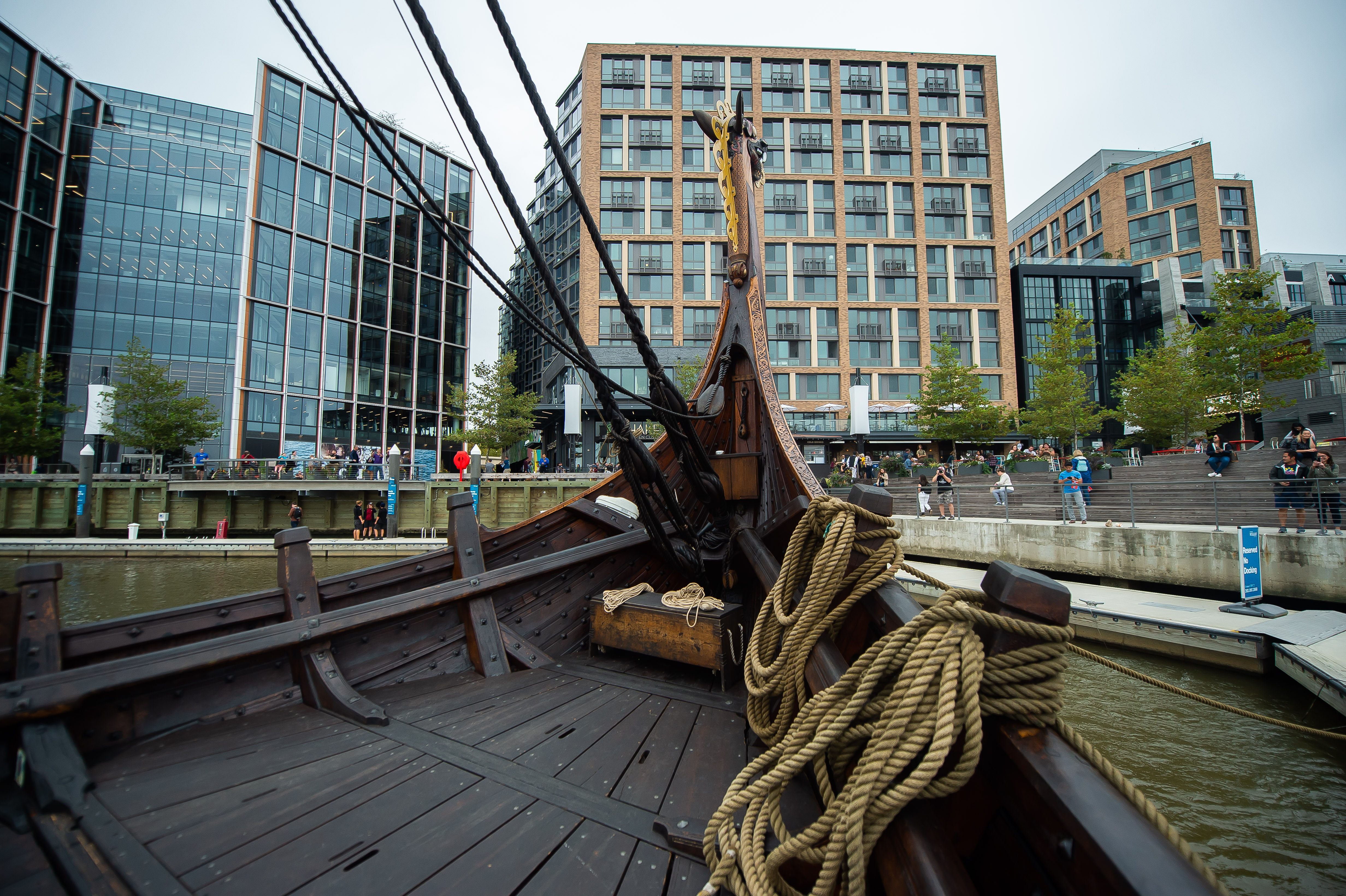 The world's largest Viking ship has docked at the Wharf DC Refined