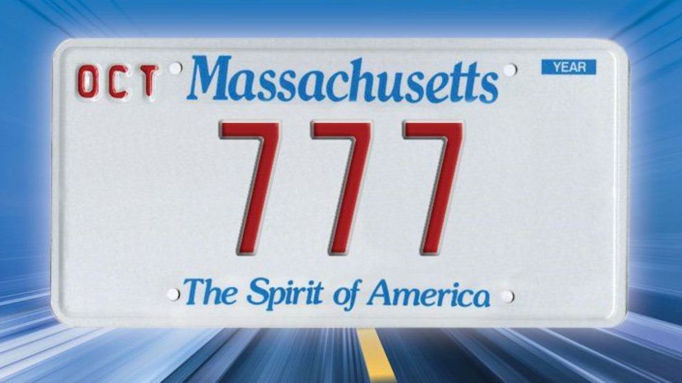 Mass. RMV Taking Applications For Low Plate Lottery | WJAR