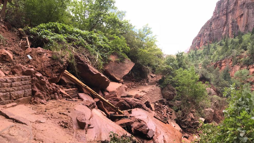 Trails closed due to flash floods at Zion National Park KSNV