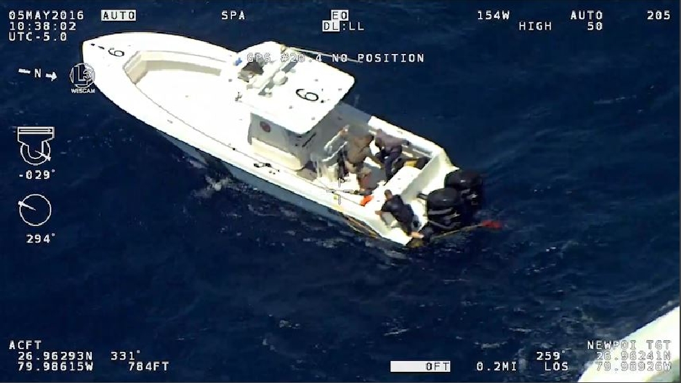 Video shows difficult rescue of boaters off Jupiter Inlet WPEC