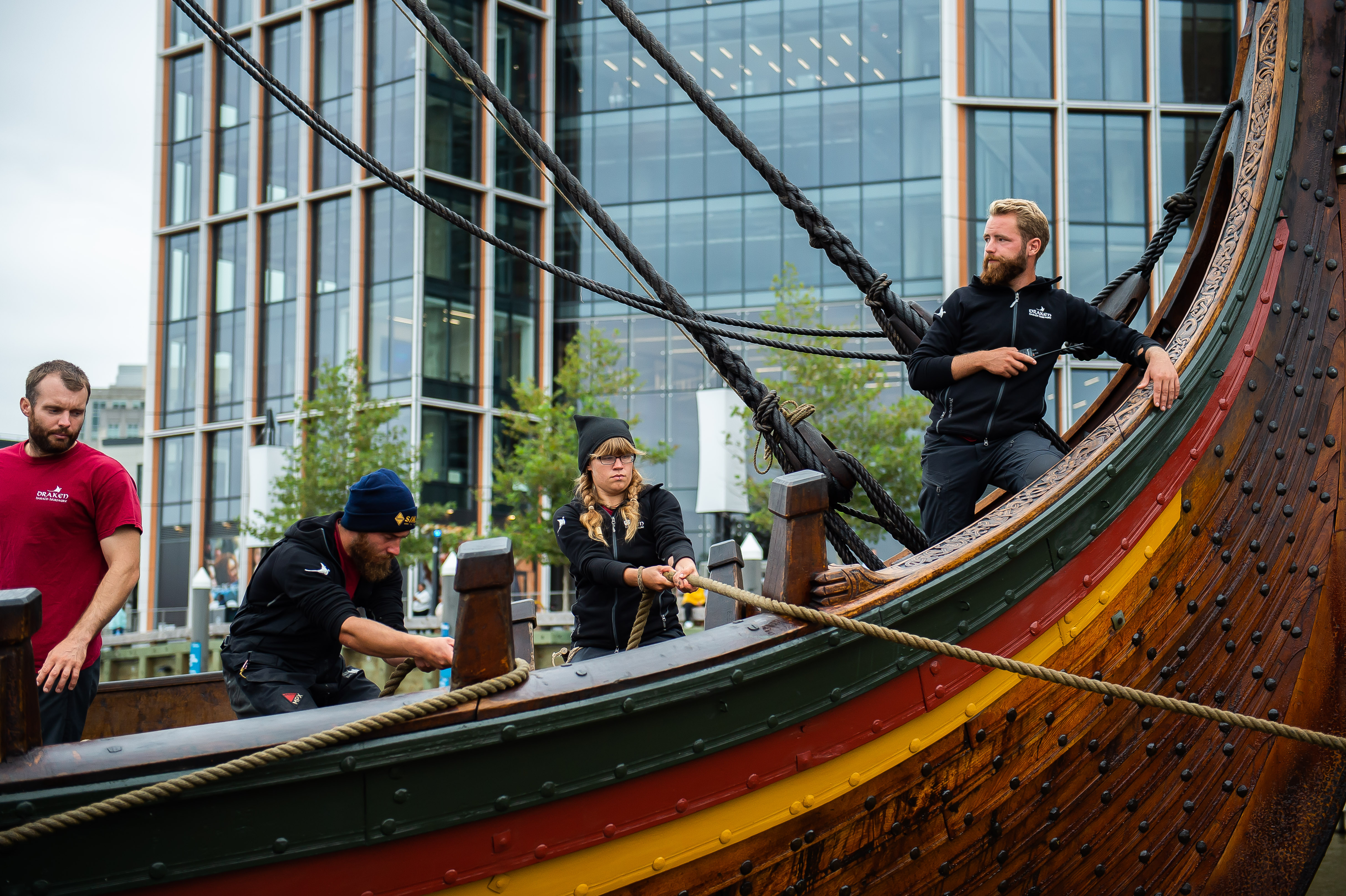 The world's largest Viking ship has docked at the Wharf DC Refined