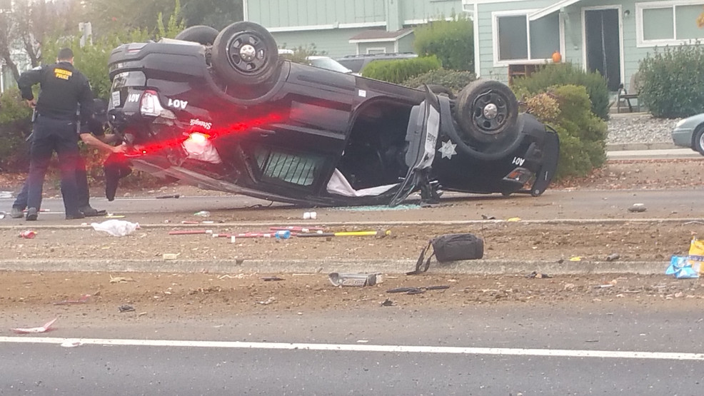 UPDATE Witness describes crash invoving Anderson Police Officer KRCR
