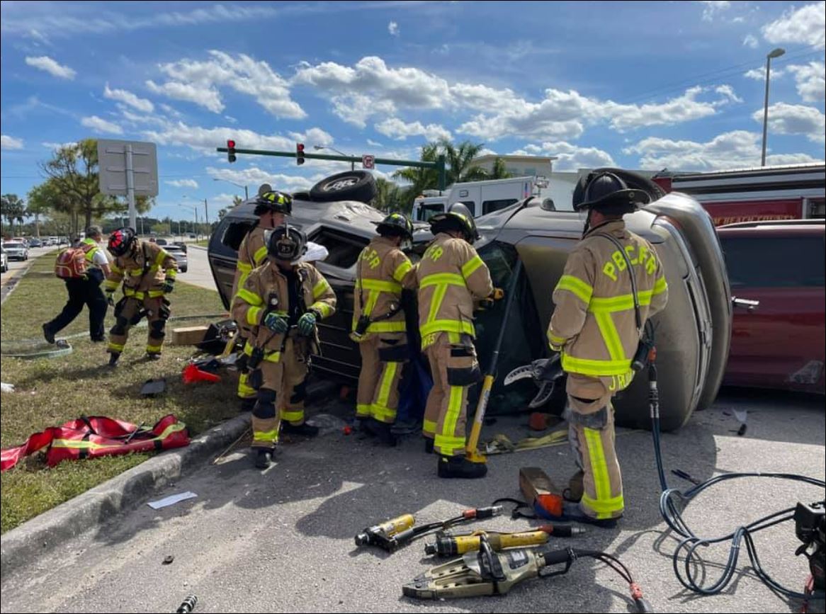 Crash on Jog Road sends two to hospital WTVX