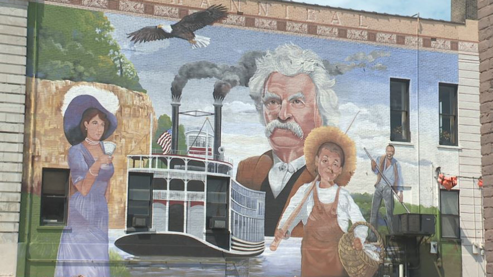 Hannibal City Hall mural id officially done KHQA