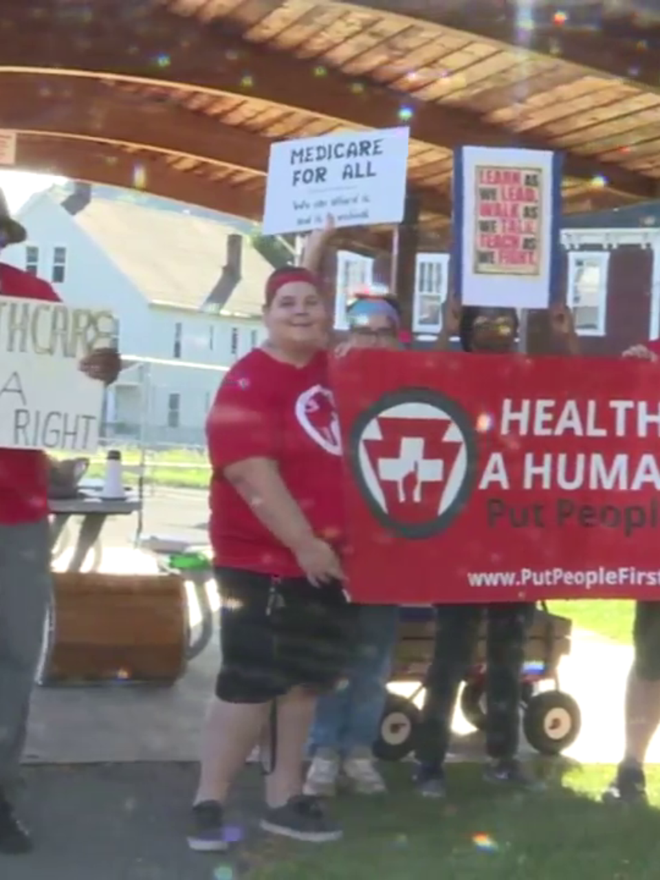 Johnstown Protesters March Through City Over Healthcare Concerns