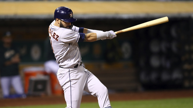 Springer gets 2 more hits, Astros beat A's 4-2