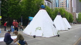 Seattle Police admit they weren't ready for teepee protest that took over downtown street