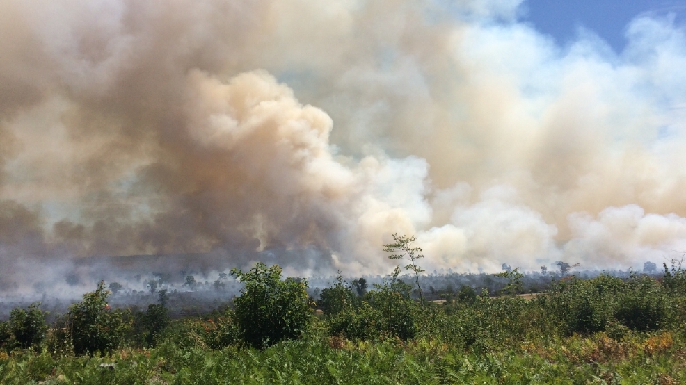 Fire at Camp Grayling WPBN