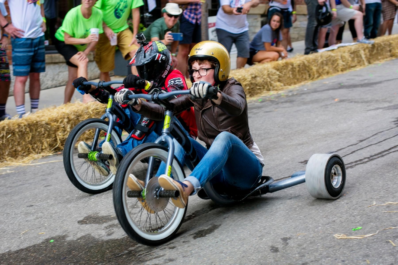 Danger Wheel Adult BigWheel Racing Takes Over Pendleton Cincinnati