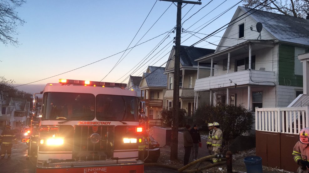 Crews battle house fire in Schenectady WRGB