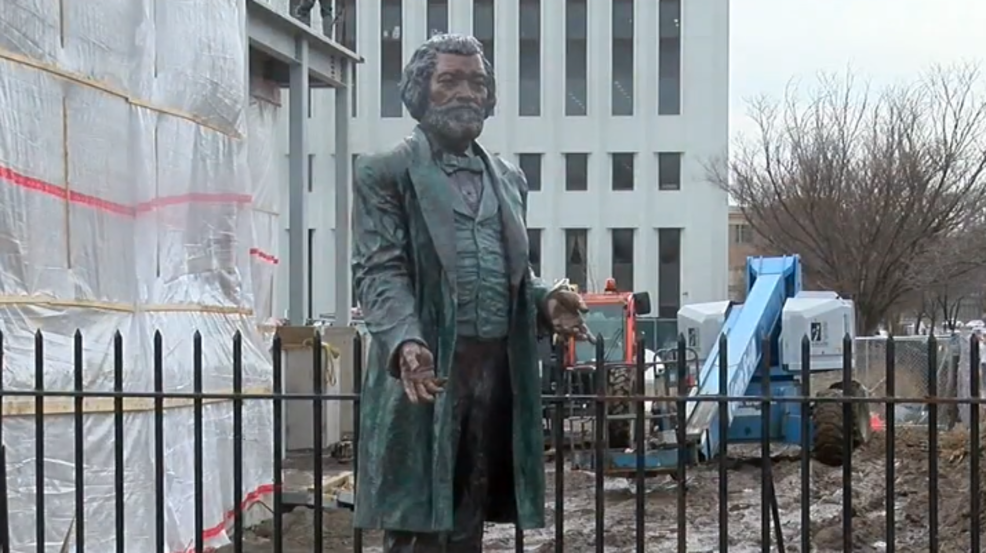 Alleged vandals meet with Douglass statue creators through 'Restorative Justice' program WHAM