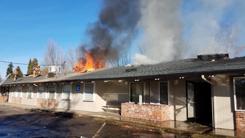 Crews tackle a structure fire in Medford KTVL