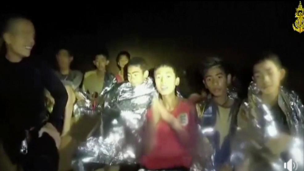 Image result for Group of 10 soldiers will remain with 12 children & coach trapped in partially flooded cave in Thailand