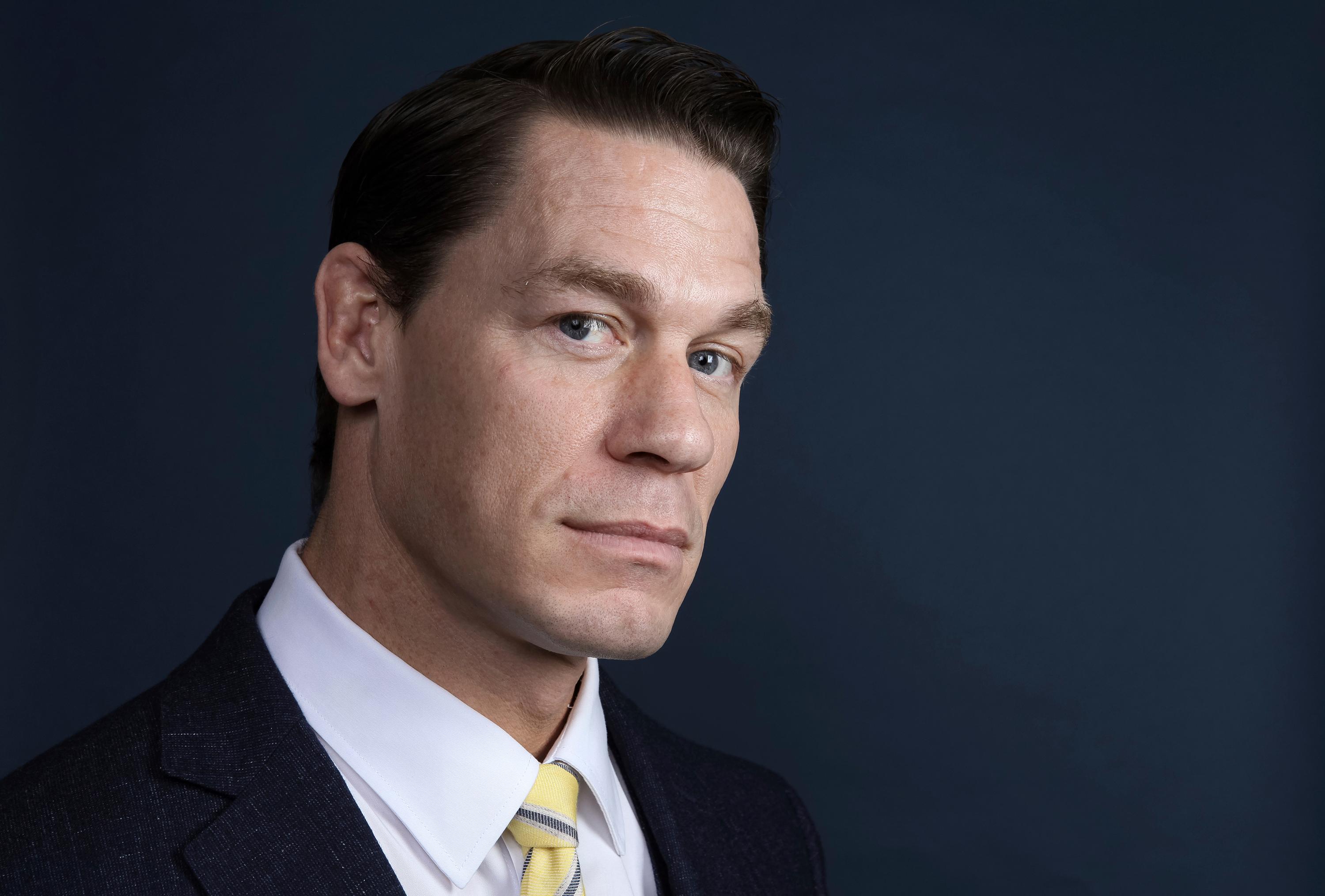 9, 2018 photo shows wwe star-turned-actor john cena posing fr